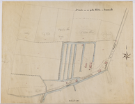 214687 Plattegrond van het vaaltterrein van de Gemeentereiniging met omliggende bebouwing langs de Biltsevaart / ...